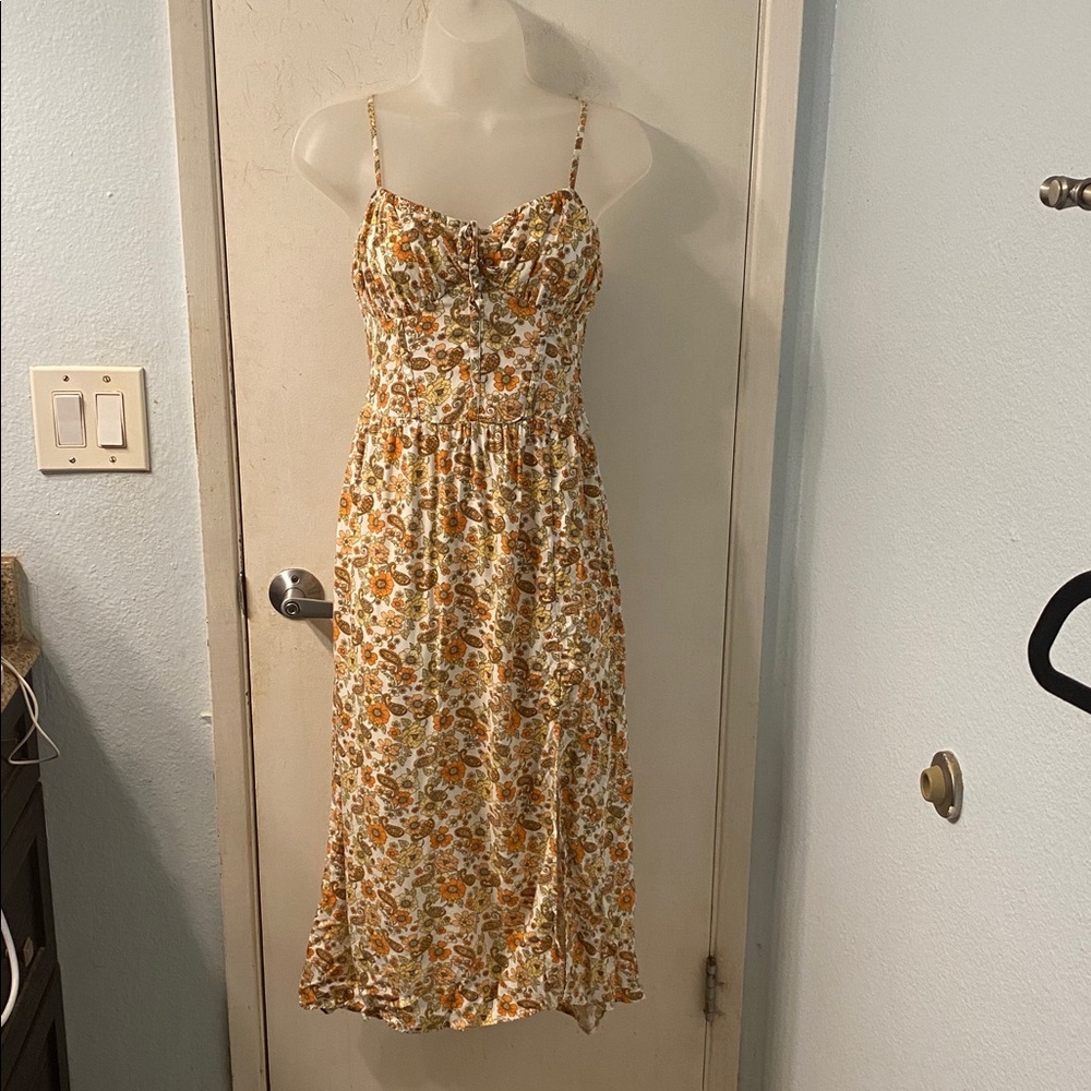 Hollister Paisley And Floral Maxi Dress Size Small